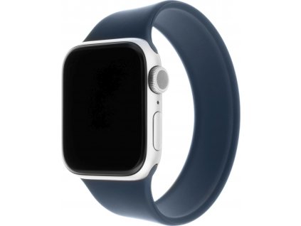 Elastický silikónový remienok FIXED Silicone Strap pre Apple Watch 38/40/41mm, veľkosť S, modrý