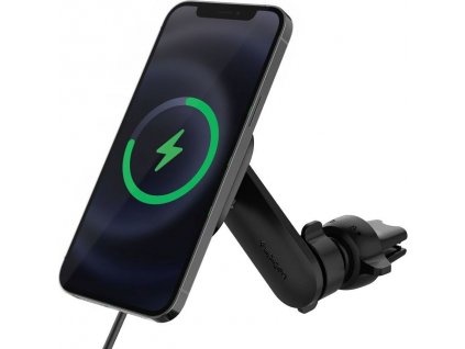 SPIGEN ITS12W ONETAP MAGNETIC MAGSAFE VENT CAR CHARGER 7.5W BLACK