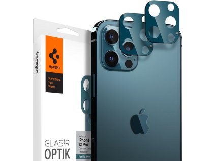 Tvrzené sklo SPIGEN OPTIK.TR CAMERA LENS IPHONE 12 PRO PACIFIC BLUE