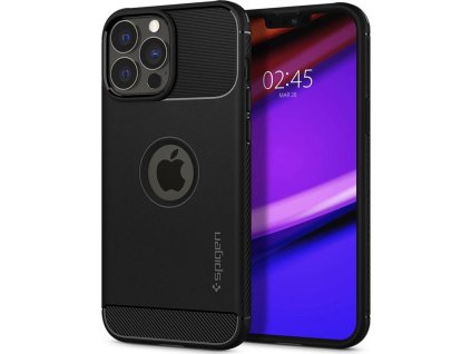 Spigen Rugged Armor, matte black - iPhone 13 Pro