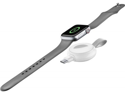 Cestovná nabíjačka Cellularline Power Pill pre Apple Watch, s USB adaptérom, biela