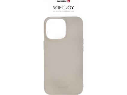 PÚZDRO SWISSTEN SOFT JOY APPLE IPHONE 13 Pro KAMENNE ŠEDÉ