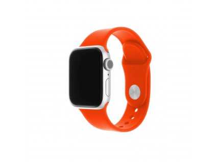 Set silikonových řemínků FIXED Silicone Strap pro Apple Watch 38/40/41mm, meruňkový