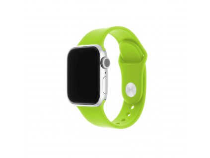 Set silikonových řemínků FIXED Silicone Strap pro Apple Watch 38/40/41mm, zelený