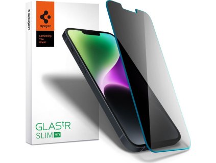 Tvrzené sklo SPIGEN GLAS.TR SLIM IPHONE 13 PRO MAX PRIVACY