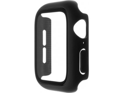 Ochranné pouzdro FIXED Pure+ s temperovaným sklem pro Apple Watch 44mm, černé