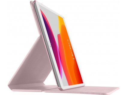 Pouzdro se stojánkem Cellularline Folio pro Apple iPad Mini (2021), růžové