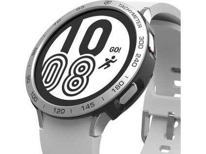 RINGKE AIR & BEZEL STYLING GALAXY WATCH 4 44 MM BLACK/SILVER