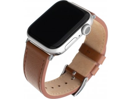 Kožený remienok FIXED Leather Strap pre Apple Watch 42/44/45/49mm, hnedý