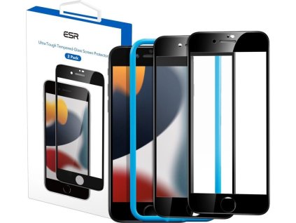 Tvrzené sklo ESR SCREEN SHIELD 2-PACK IPHONE 7 / 8 / SE 2020 / 2022 CLEAR
