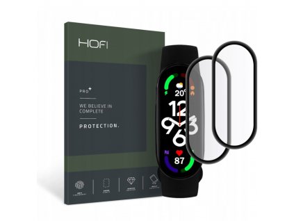Hybridní sklo HOFI HYBRID PRO+ 2-PACK XIAOMI MI SMART BAND 7 / 7 NFC BLACK