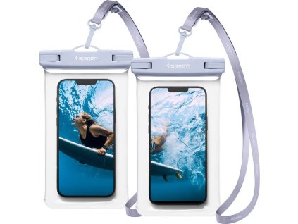 SPIGEN A601 UNIVERSAL WATERPROOF CASE 2-PACK AQUA BLUE