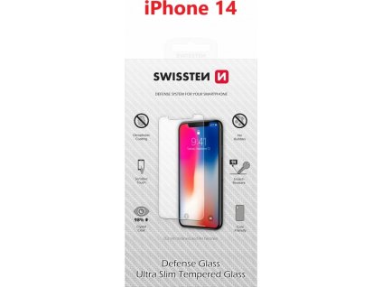 OCHRANNÉ TEMPEROVANÉ SKLO SWISSTEN PRO APPLE IPHONE 14 RE 2,5D