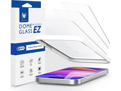 Tvrzené sklo WHITESTONE EZ GLASS 3-PACK IPHONE 13 PRO MAX / 14 PLUS / 15 PLUS CLEAR