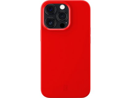 Ochranný silikónový kryt Cellularline Sensation pre Apple iPhone 13 Pro, červený