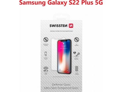 OCHRANNÉ TEMPEROVANÉ SKLO SWISSTEN PRO SAMSUNG S906 GALAXY S22 PLUS 5G RE 2,5D