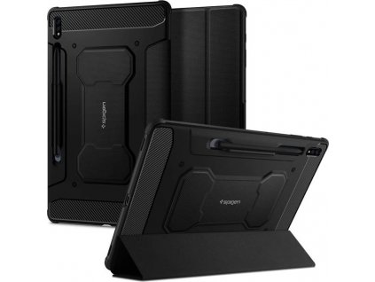 Spigen Rugged Armor Pro, čierna -Galaxy Tab S7+/S8+