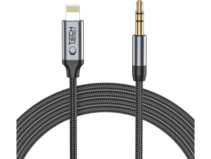 TECH-PROTECT ULTRABOOST LIGHTNING TO AUX MINI JACK 3.5MM CABLE 100CM BLACK