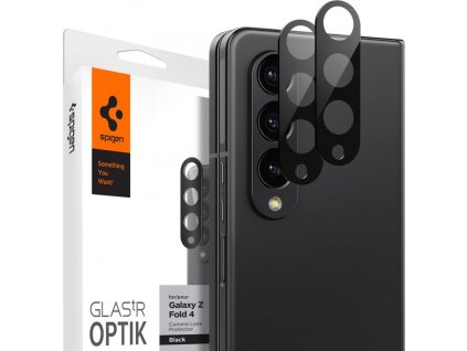 Ochranné sklo na šošovku fotoaparátu SPIGEN OPTIK.TR CAMERA PROTECTOR 2-PACK GALAXY Z FOLD 4 BLACK