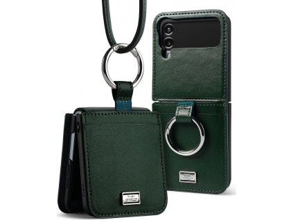 RINGKE SIGNATURE FOLIO GALAXY Z FLIP 4 DARK GREEN