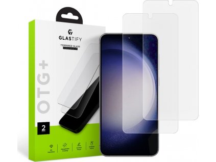 Tvrdené sklo GLASTIFY OTG+ 2-PACK GALAXY S23 CLEAR