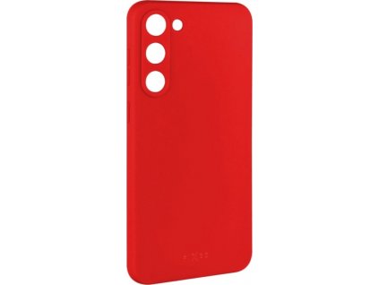 Zadný pogumovaný kryt FIXED Story pre Samsung Galaxy S23+, červený