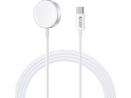 TECH-PROTECT ULTRABOOST MAGNETIC CHARGING TYPE-C CABLE 120CM NABÍJECÍ KABEL PRO APPLE WATCH, WHITE