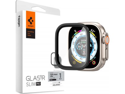 Tvrzené sklo SPIGEN GLAS.TR SLIM PRO APPLE WATCH ULTRA 1 / 2 (49 MM) BLACK