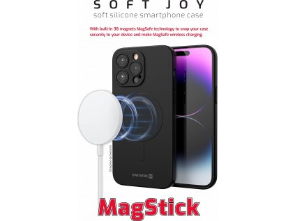 PÚZDRO SWISSTEN SOFT JOY MagStick IPHONE 14 Pro Max BLACK