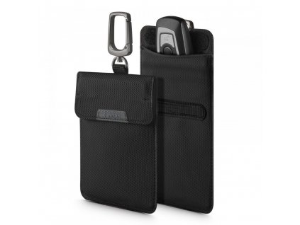 FARADAYOVA KLEC SPIGEN POUCH KEYLESS RFID BLOKÁTOR SIGNÁLU BLACK