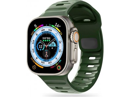 TECH-PROTECT ŘEMÍNEK ICONBAND LINE APPLE WATCH 4 / 5 / 6 / 7 / 8 / SE (38 / 40 / 41 MM) ARMY GREEN