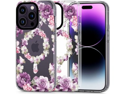 TECH-PROTECT KRYT MAGMOOD MAGSAFE IPHONE 13 PRO MAX ROSE FLORAL