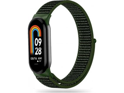 TECH-PROTECT NYLON XIAOMI SMART BAND 8 / 8 NFC ARMY GREEN