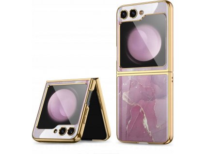 TECH-PROTECT MOOD MARBLE GALAXY Z FLIP 5 VIOLET