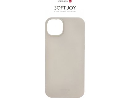 POUZDRO SWISSTEN SOFT JOY PRO APPLE IPHONE 15 PLUS KAMENNĚ ŠEDÉ