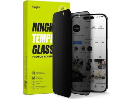 Tvrzené sklo RINGKE TG IPHONE 15 PRO MAX PRIVACY