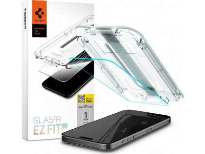 Tvrdené sklo SPIGEN GLAS.TR "EZ FIT" IPHONE 15 Pro CLEAR