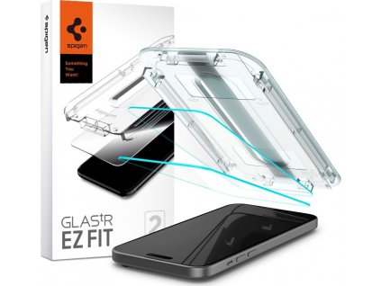 Tvrzené sklo SPIGEN GLAS.TR ”EZ FIT” 2-PACK IPHONE 15 PLUS CLEAR