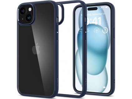 SPIGEN ULTRA HYBRID IPHONE 15 NAVY BLUE