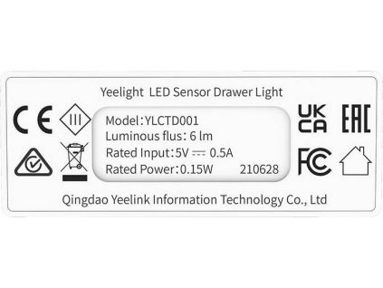 Yeelight LED senzorové svetlo do šuplíka (4ks)