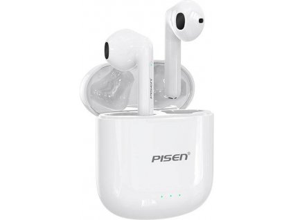 Bezdrátová sluchátka Bluetooth TWS Pisen LS03JL (bílá)