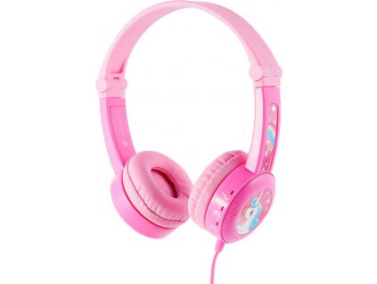 Drátová sluchátka pro děti Buddyphones Travel (růžová)