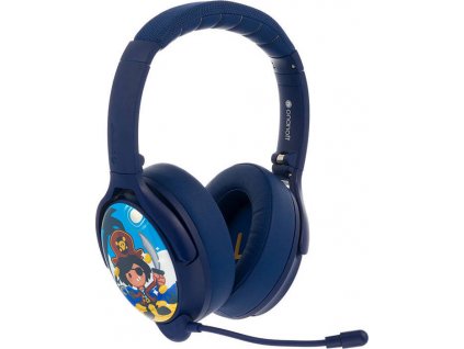 Bezdrátová sluchátka pro děti Buddyphones Cosmos Plus ANC (Deep Blue)