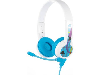 Drátová sluchátka pro děti BuddyPhones School+ (modrá)