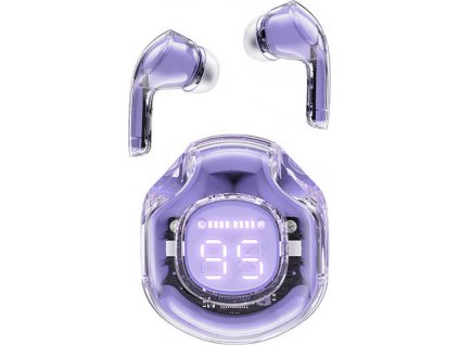Bezdrátová sluchátka Earphones TWS Acefast T8, Bluetooth 5.3, IPX4 (violet)