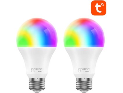 Chytrá žárovka LED WB4 (2-pack) Gosund (RGB) E27 Tuya