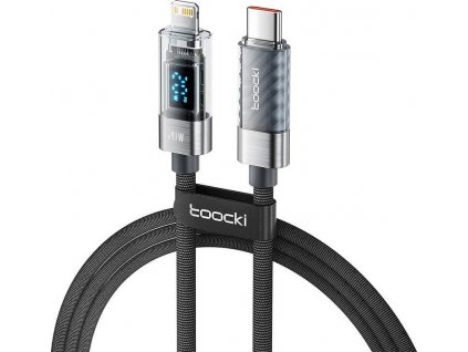 Toocki nabíjecí Kabel USB-C s Lightning, 1m, 20W (šedý)