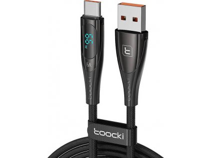 Kábel Toocki Charging Cable USB A-C 1m 66W (Black)