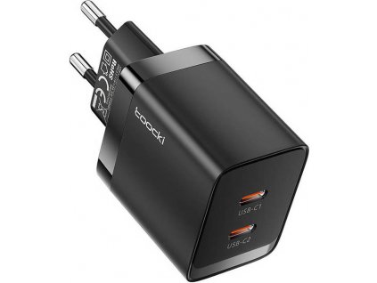 Sieťová nabíjačka Toocki Charger 2C GaN 40W (Black)