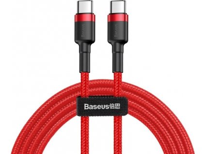 Baseus Cafule Cable USB-C PD 2.0 QC 3.0 60W 1m - červený